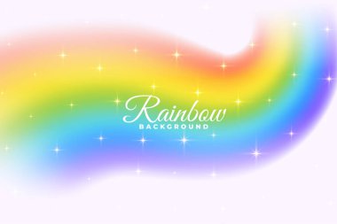 Arkaplanı ışıldayan girdaplı gökkuşağı