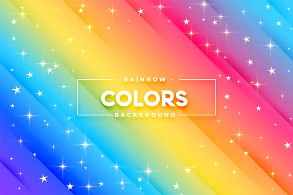 Colorful Rainbow Colors Background Sparkles — Stock Vector