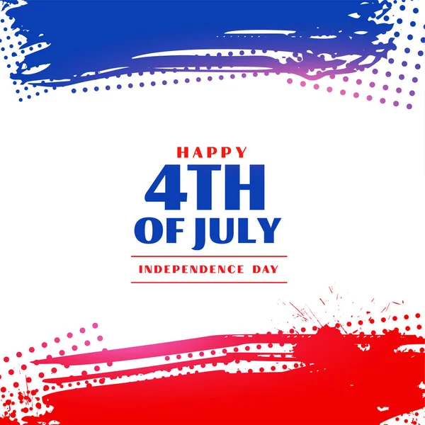 Feliz Dia Julho Independência Fundo —  Vetores de Stock