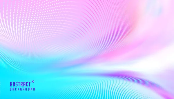 Vivid Abstract Smooth Colorful Particle Background — ストックベクタ