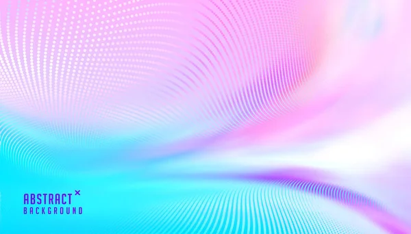 Vivid Abstract Smooth Colorful Particle Background — 스톡 벡터