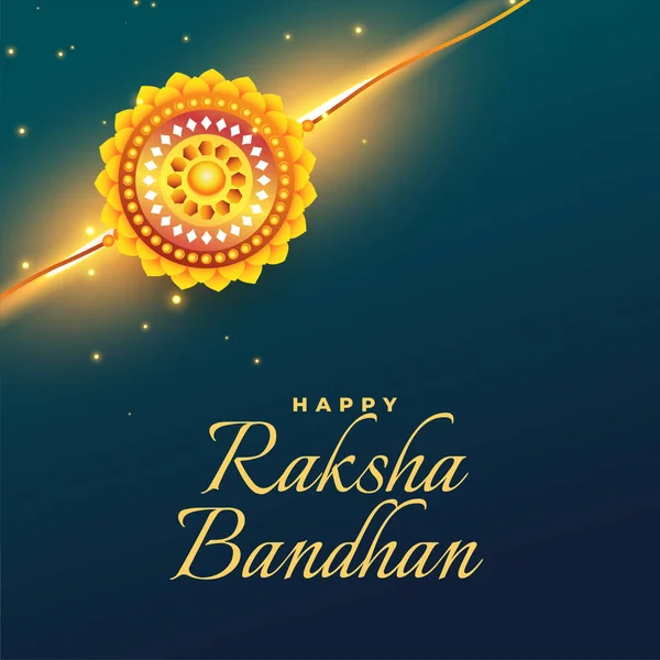 Zdobené Rakhi Pro Raksha Bandhan Festival Bratr Sestra Vztah — Stockový vektor