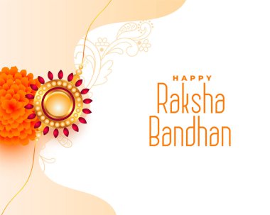 Dekoratif raksha bandhan Festivali geleneksel afişi 
