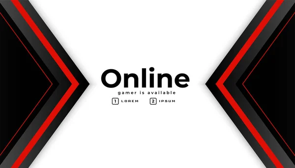 Banner moderno de esporte de jogos offline para vetor de mídia