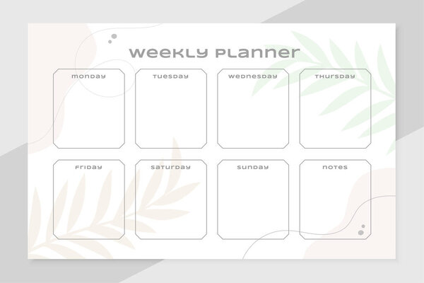 simple weekly planner template to-do list organizer