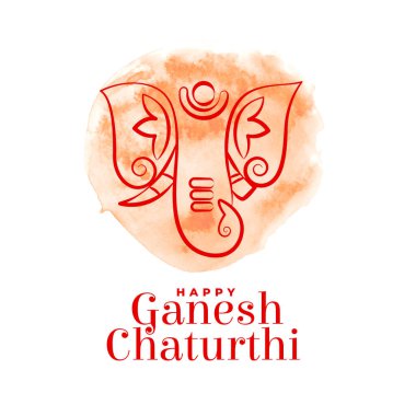 indian festival ganesh chaturthi banner with lord ganesh design 