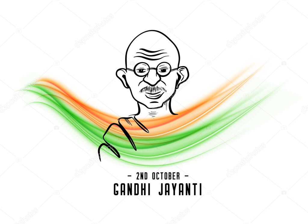patriotic 2nd october gandhi jayanti banner 