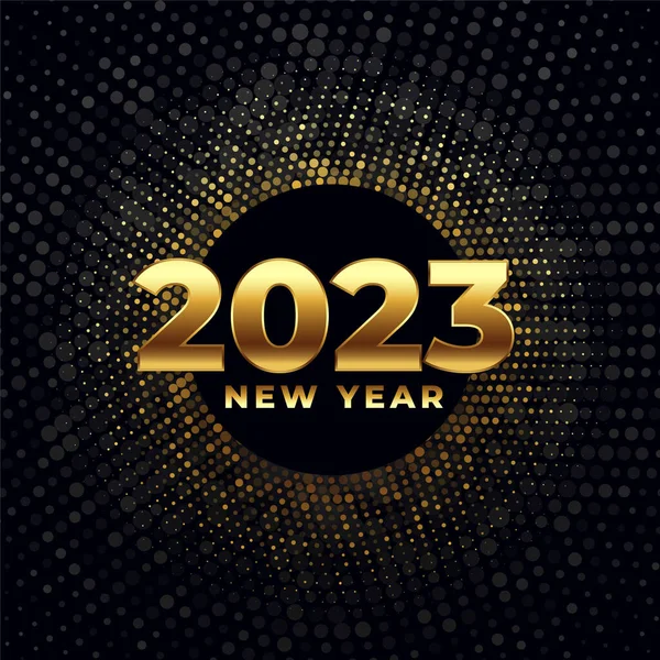 Елегантний Щасливий Новий Рік 2023 Вітальна Листівка Вектор — стоковий вектор