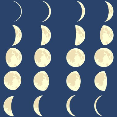 Vector phases of the moon