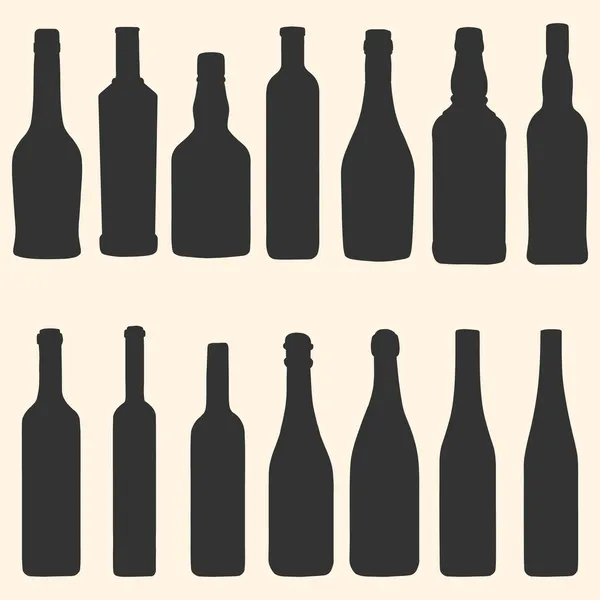 vektör şişeleri simgeler kümesi