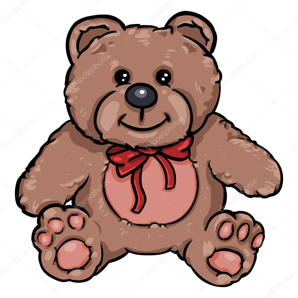 Vector cartoon character: teddy bear Stock Vector Image by ©nikiteev  #31449485