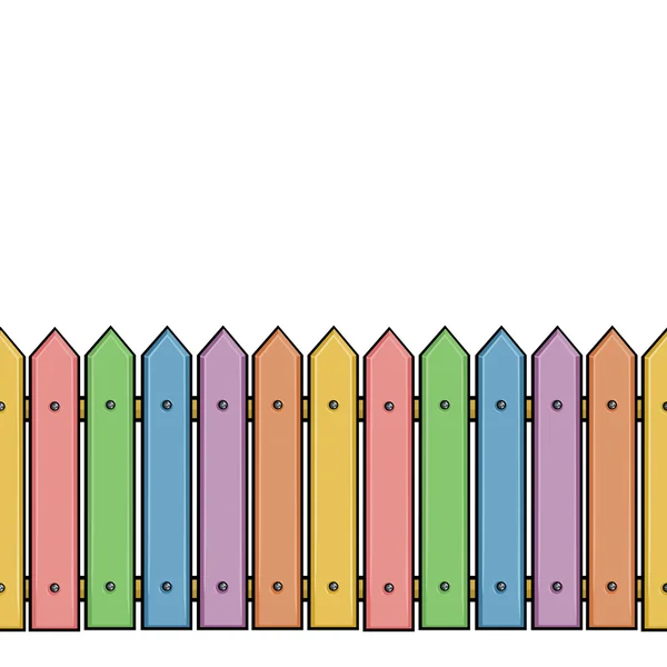 Vektorové bezešvé kreslený barevný plot — Stockový vektor