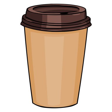 sıcak içecekler için Kapaklı plastik bardak