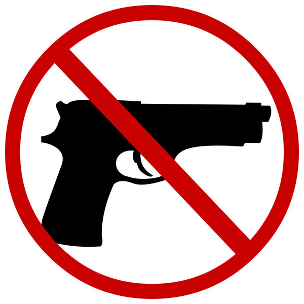 Vector sign: no guns