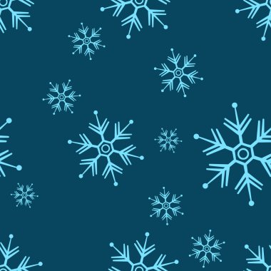 kar taneleri, vektör seamless modeli