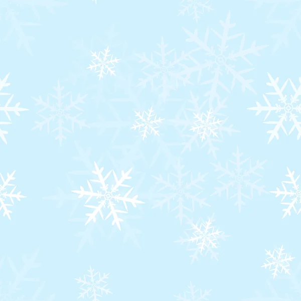 Χωρίς ραφή πρότυπο φορέα του νιφάδες χιονιού — Διανυσματικό Αρχείο