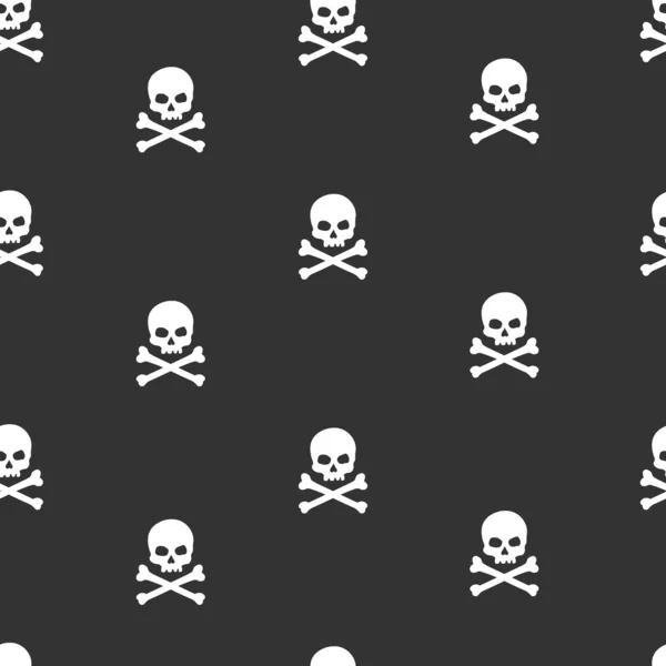 vektör sorunsuz model kafatasları ve kemikleri ile