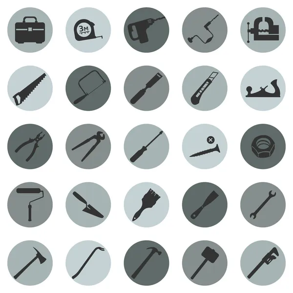 Set of Work Tools Icons — Stock Vector