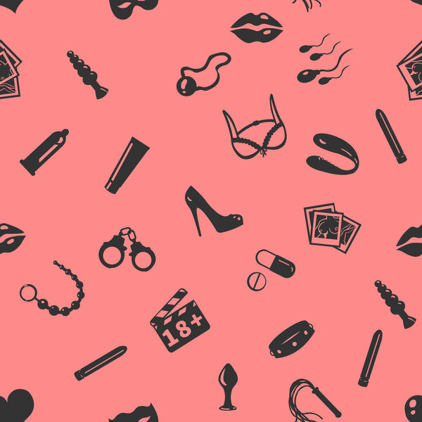 Бесшовная модель секс-шопа
