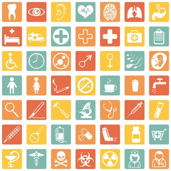 Medical Icons — Stock Vector