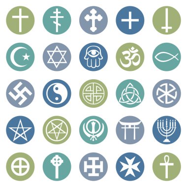 Set of Religious Symbols