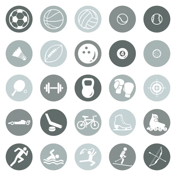 Vector conjunto de iconos del deporte — Vector de stock