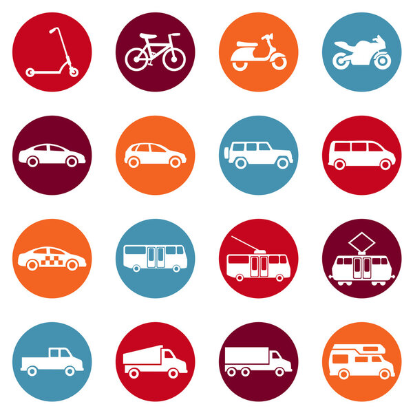 Иконы наземного транспорта
