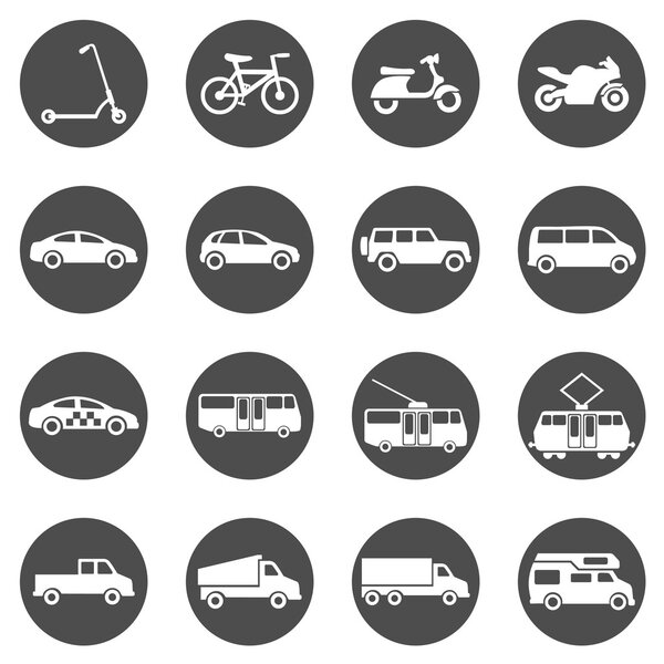 Иконы наземного транспорта
