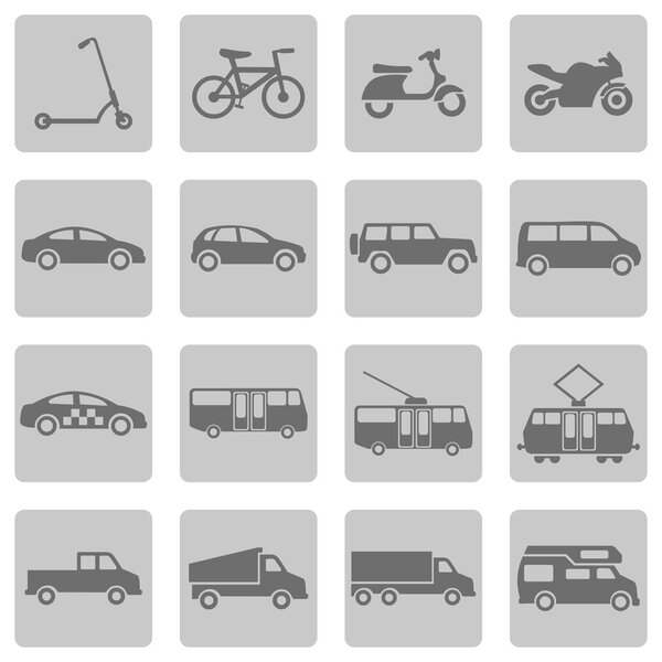 Иконы наземного транспорта
