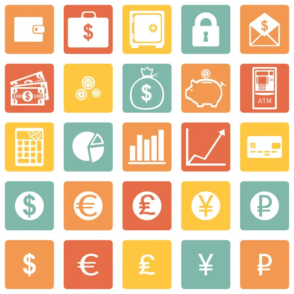 Finance Icons — Stock Vector