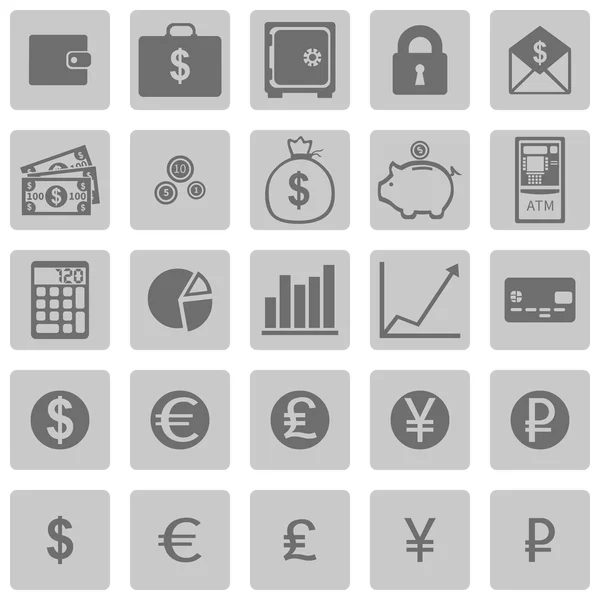 Finance Icons — Stock Vector