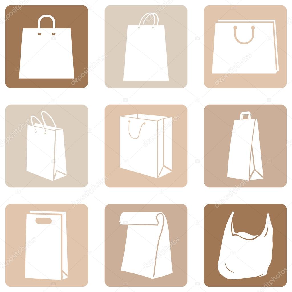 Shopping Bags Icons
