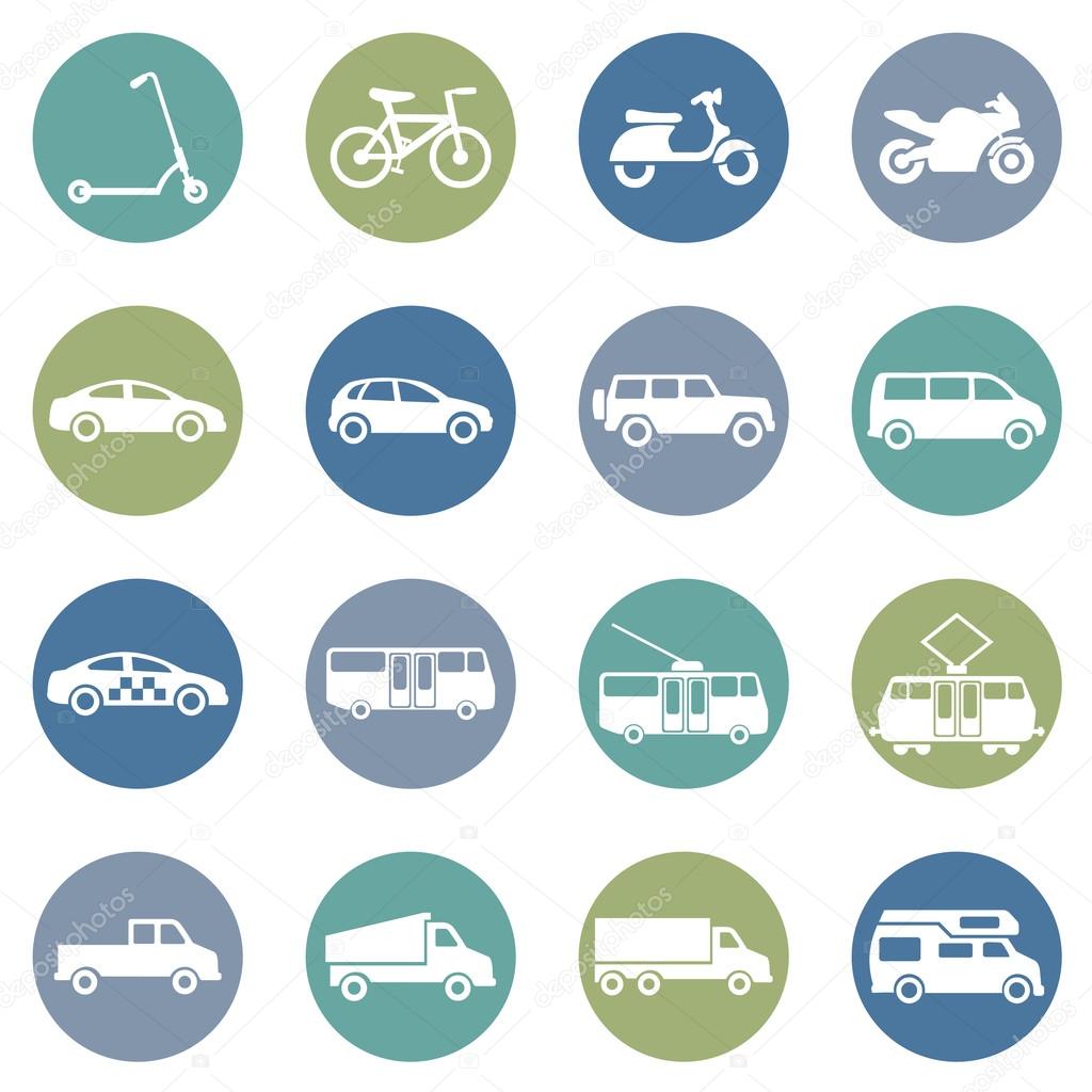 Ground Transportation Icons