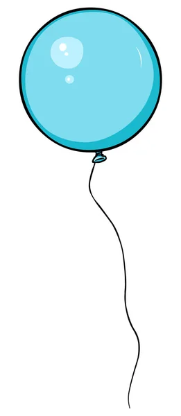 Ενιαία γελοιογραφία μπλε μπαλόνι — Διανυσματικό Αρχείο
