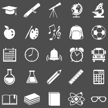 School Icons clipart