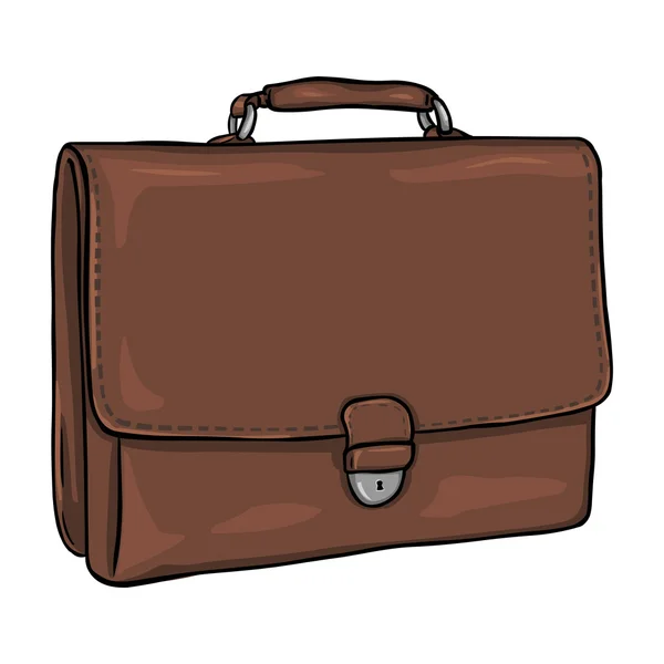 Cartoon Briefcase — Stock Vector