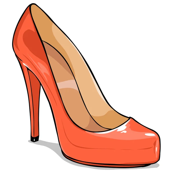 Cartoon Womens Shoe — Stock Vector © nikiteev 50454489