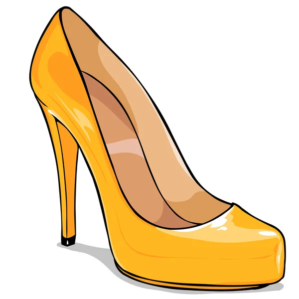 Cartoon Womens Shoe — Stock Vector © nikiteev #50454489
