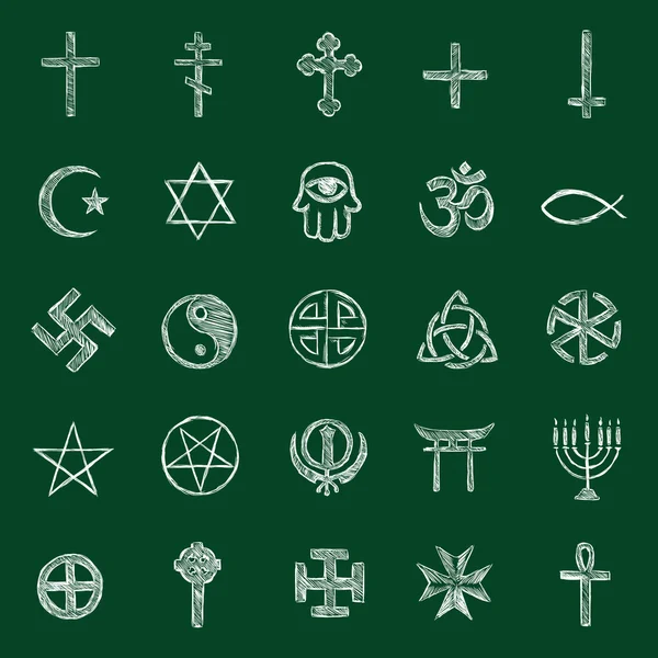 Religieuze iconen — Stockvector