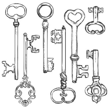 골동품 키 세트