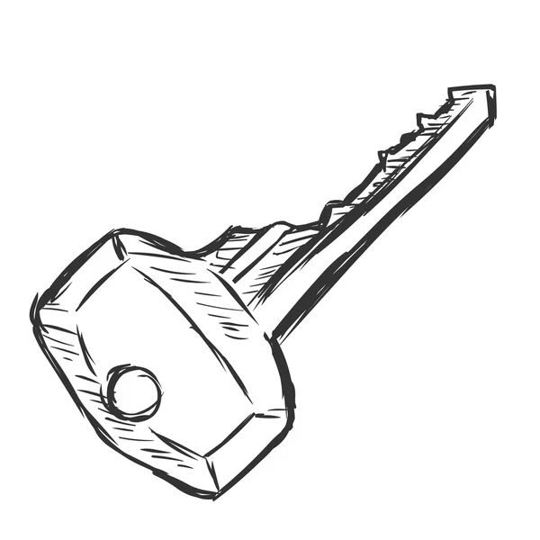 Moderne sleutel — Stockvector