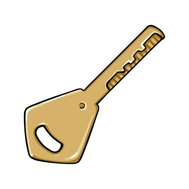 karikatür modern anahtar