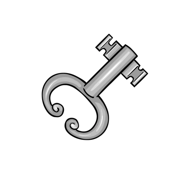 Antique Key — Stok Vektör