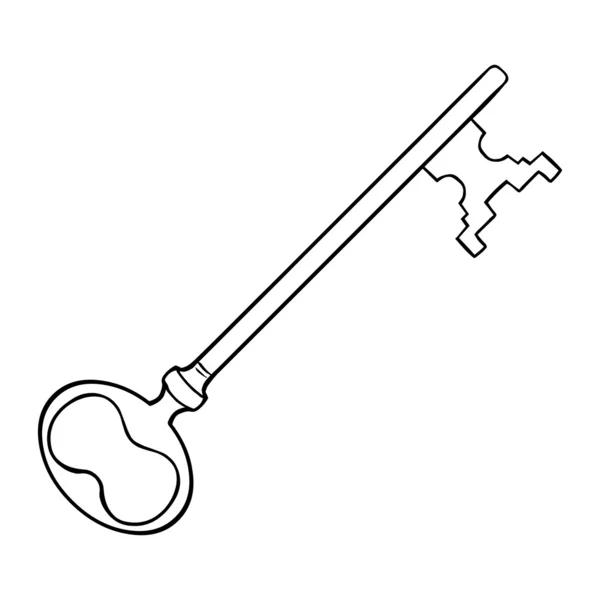 Llave antigua — Vector de stock