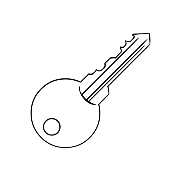 Moderní klíč — Stockový vektor