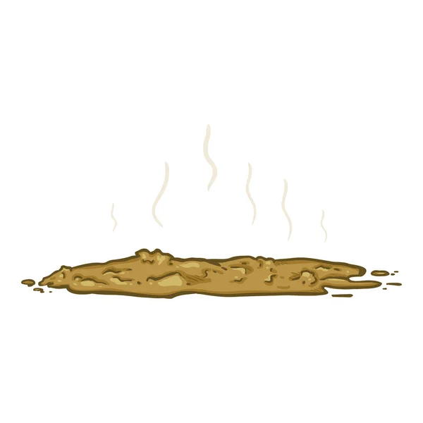 Cartoon Shit Vector Liquid Poop Illustration — Image vectorielle