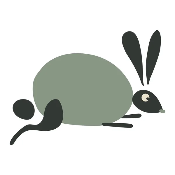 Смішний Кролик Вашого Дизайну Векторні Ілюстрації — стоковий вектор