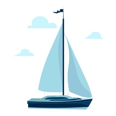 Yelkenli gemi bayrağı. 