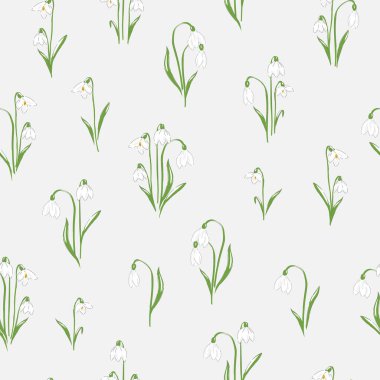 Tarafsız arkaplanda kar damlaları