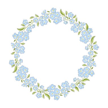 Elle çizilmemiş çelenk.